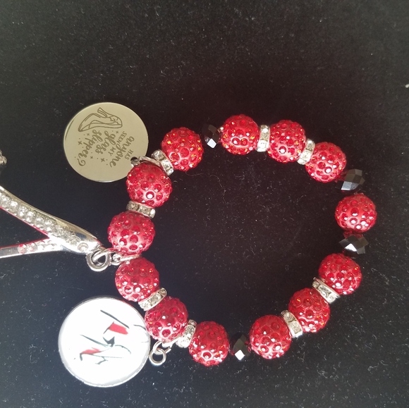 Fashion beaded and bangle charm bracelet set - Picture 6 of 8